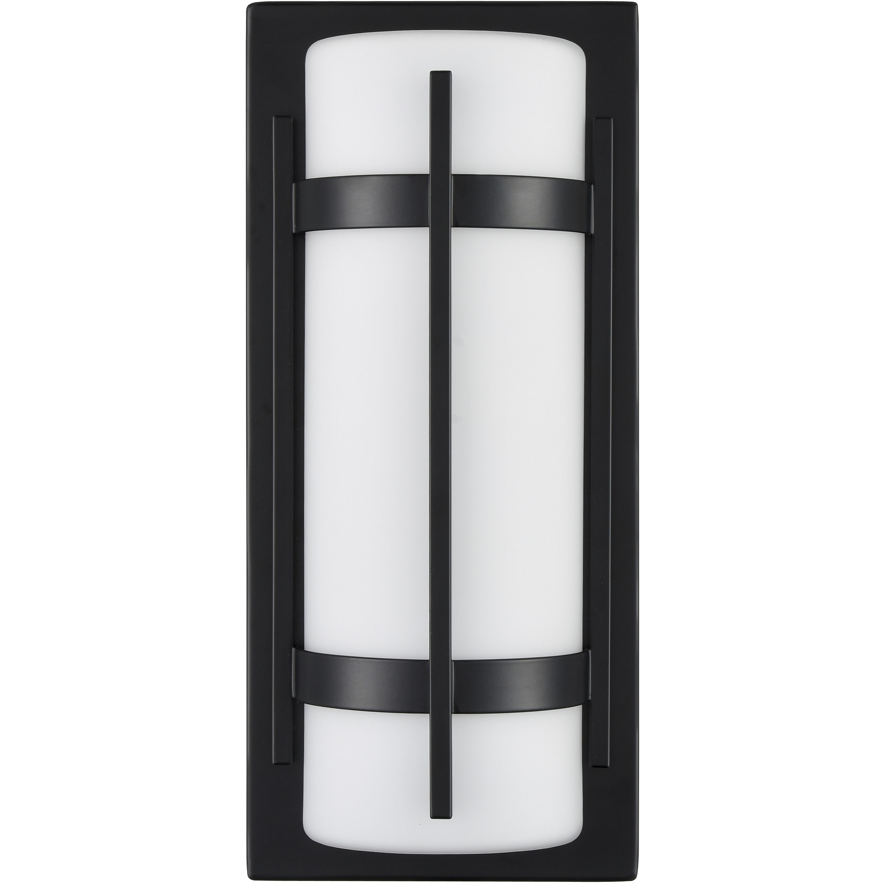 None LED 13.4 inch Powder Coated Black Outdoor Wall Sconce